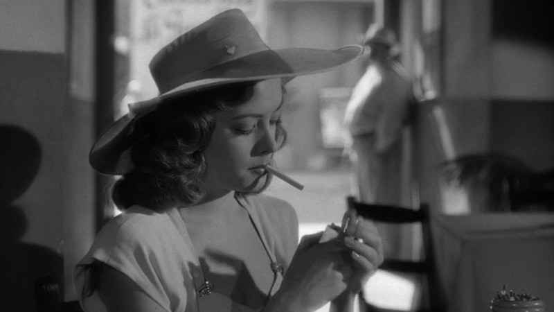A onda je kročila iz sunca: Jane Greer